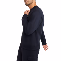Champion Mens Sweatshirt  Powerblend  Fleece Crewneck (Reg. Big & Tall) Sports-fan-sweatshirts  Navy C Logo  Large US