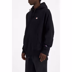 Champion mens Pullover Hoodie  Reverse Weave Pullover Hooded Sweatshirt for Men  Best Comfortable Hoodies Men  Left Chest C Hoody  Black-y06145  Large