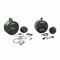 Shure AONIC 3 True Wireless Earphone Bundle - Black, Bluetooth