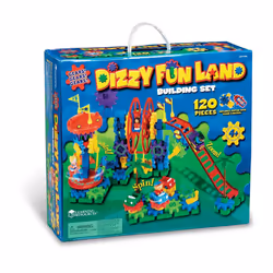 Learning Resources Gears! Gears! Gears! Dizzy Fun Land Motorized Gears Toy Set Gears for Kids Engineering for Kids Puzzle ...