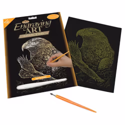 Royal & Langnickel Gold Engraving Art A4 Size Eagles Designed Painting Set