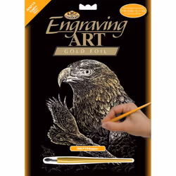 Royal & Langnickel Gold Engraving Art A4 Size Eagles Designed Painting Set