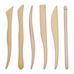 8" Potters Select Wooden Sculpting Tools