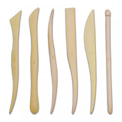 8" Potters Select Wooden Sculpting Tools