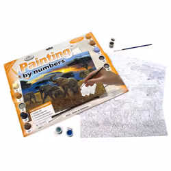Royal & Langnickel PJL21 Sunset on Kilimanjaro Painting by Numbers Kit