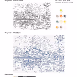Winter Magic -Royal & Langnickel Painting by Numbers Kit PAL25