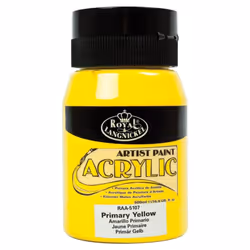 Royal & Langnickel RAA-5107 Essentials 500ml Acrylic Paint - Primary Yellow