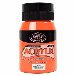 Royal & Langnickel RAA-5109 Essentials 500ml Acrylic Paint - Cadmium Orange