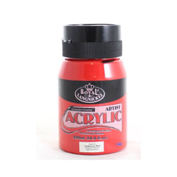 Essentials Acrylic Paint 500ml - Cadmium Red