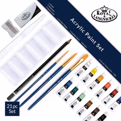 Royal & Langnickel Essentials Clear View Acrylic Painting Set  Small