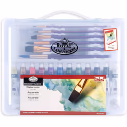 Royal & Langnickel Essentials Clear View Watercolor Painting Set  Large