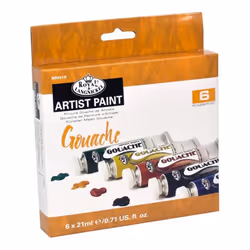 Royal & Langnickel 21ml Gouache Painting Colour (Pack of 6)