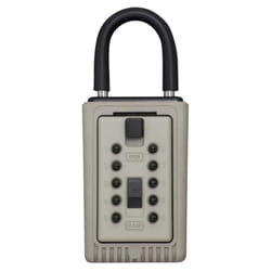 Kidde AccessPoint 001404 KeySafe 3-Key Portable Push Button Key Safe Box  Clay
