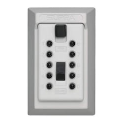 Kidde AccessPoint 001408 KeySafe Original Push Button Combination Permanent Key Lock Box  5-Key  White