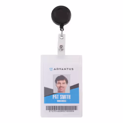 ADVANTUS 75666 badge holder accessory Badge reel Black 25 pc(s)