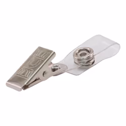 ADVANTUS 97302, Badge clip, Steel, Transparent, 25 pc(s)