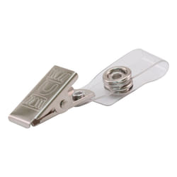 ADVANTUS 97302 badge holder accessory Badge clip Steel, Transparent 25 pc(s)