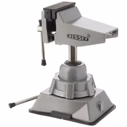 BESSEY BVVB Vacuum Base Vise  Silver
