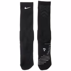 NIKE Unisex Vapor Crew Socks (1 Pair) Black/White X-Large