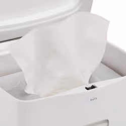 DevaCurl OXO Good Grips Dispenser for Face, Hand Flushable Wipes, 18/8 Stainless Steel, White, A