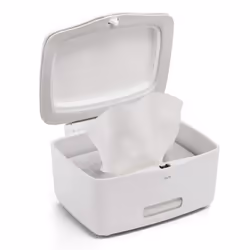 DevaCurl OXO Good Grips Dispenser for Face, Hand Flushable Wipes, 18/8 Stainless Steel, White, A