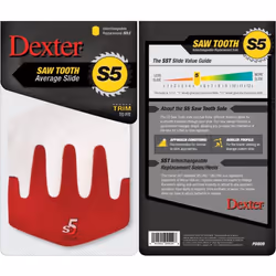 Dexter unisex adult Dexter Accessories - S5 Sawtooth Slide Sole bowling shoe covers  White/Red  One Size US
