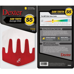 Dexter unisex adult Dexter Accessories - S5 Sawtooth Slide Sole bowling shoe covers  White/Red  One Size US