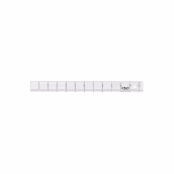Olfa 84593 Olfa Frosted Advantage Non-Slip Ruler in. The Companion in. -1 in. x 12 in.