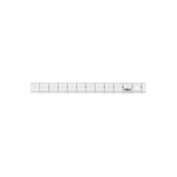 Olfa 84593 Olfa Frosted Advantage Non-Slip Ruler in. The Companion in. -1 in. x 12 in.