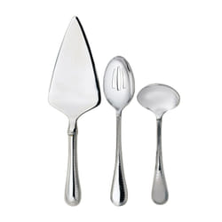 Vera Wang by Wedgwood Grosgrain 3-Piece Serving Set Stainless Steel