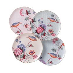 Wedgwood Cuckoo  Set of 4 Tea Plates  8.25""  Multi Color