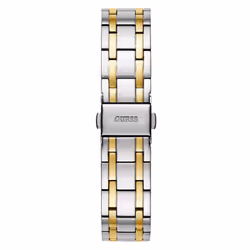 GUESS Women's Analog Quartz Watch with Stainless Steel Strap  Silver  18 (Model: GW0033L4)  Gold-Tone