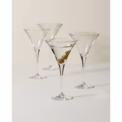 Lenox - 6115711 Lenox Tuscany Classics 4-Piece Martini Glass Set  3.35 LB  Clear(Pack of 1)