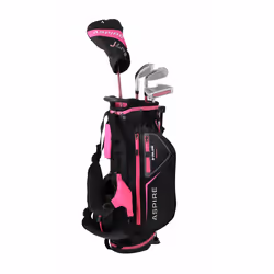 Aspire Xlite Super Performance Precise Junior Golf Club Set  Pink Set for Girls Ages 3 to 5  Right Handed