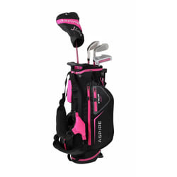 Aspire Xlite Super Performance Precise Junior Golf Club Set  Pink Set for Girls Ages 3 to 5  Right Handed