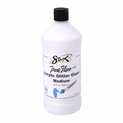 Sax True Flow Acrylic Medium  Glitter Glaze  1 Quart