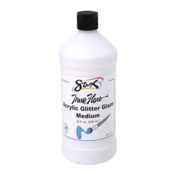 Sax True Flow Acrylic Medium  Glitter Glaze  1 Quart