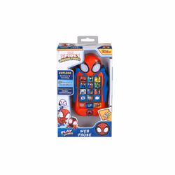 SA-160 Spidey and His Amazing Friends Phone, Built-in Preschool Learning Games, Educational Toddler Activities and Pretend Play, for Fans of Spiderman