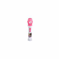 EKids BE-070.11Mv22 Barbie Microphone for Kids, Built-in Music and Flashing Lights for Fans of Disney Toys for Girls, Pink