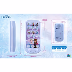 eKids Disney Frozen Toy Phone for Kids  Toddler Toys with Preschool Learning Activities Designed for Fans of Frozen Toys