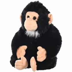 Wild Republic Cuddlekins Chimpanzee Stuffed Animal - 12', Toy monkey, 0 yr(s)