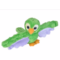 Wild Republic Huggers Green Parrot, Toy parrot, 0 yr(s)