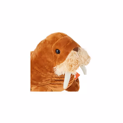 Walrus Plush Soft Toy, Cuddlekins Cuddly Toys, Gifts for Kids,Brown,20 cm