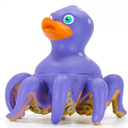 Wild Republic Rubber Duck Octopus Toy octopus Violet