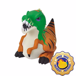 Wild Republic Rubber Duck T-Rex, Bath animal, Boy/Girl, 0 yr(s), Rubber, Brown, Green, White