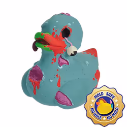 Wild Republic Rubber Duck Zombie, Bath animal, Boy/Girl, 0 yr(s), Rubber, Multicolour