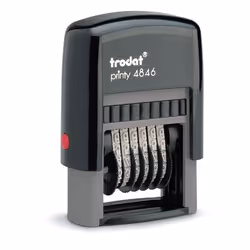 Trodat 4846, Black, Grey, 69 mm, 29 mm, 90 mm, 54 g, 1 pc(s)
