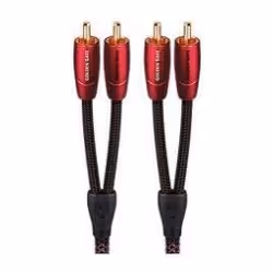 AudioQuest 16m Golden Gate RCA, 2 x RCA, Male, 2 x RCA, Male, 16 m, Black