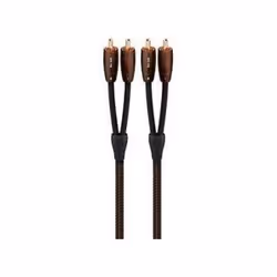 AudioQuest 1m Big Sur RCA, 2 x RCA, Male, 2 x RCA, Male, 1 m, Black