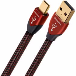 AudioQuest 1.5m Cinnamon Micro-USB, 1.5 m, USB A, Micro-USB B, USB 2.0, Male/Male, Black